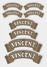 Vincent motorcycle decals /