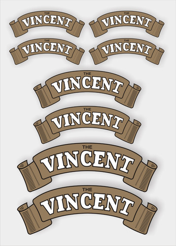 Vincent motorcycle decals - , /