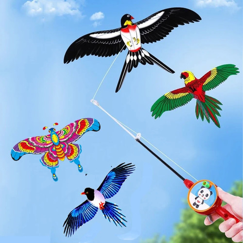 Mini fishing rod kite - rod, for