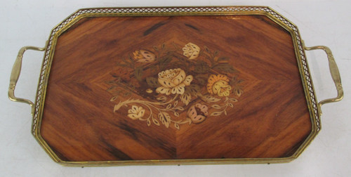 Vintage wooden serving - wooden,