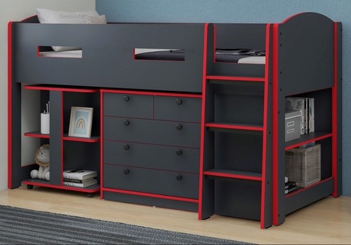 Cabin bed with desk - cabin,