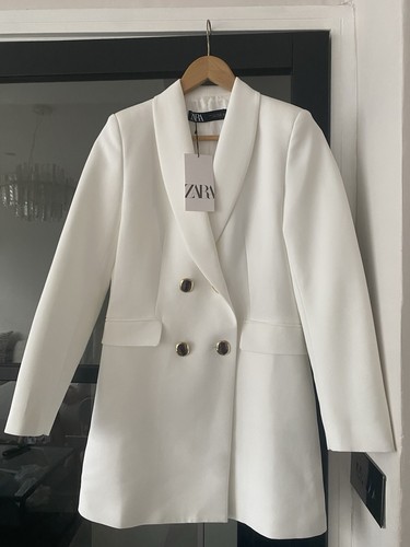 Zara white blazer with - white,