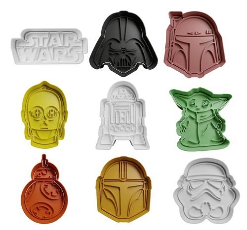 Star wars cookie cutters - wars, +