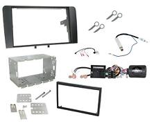 Double Din Facia Panel Cage Stalk Steering Controls Fitting Kit For Audi A3 8P