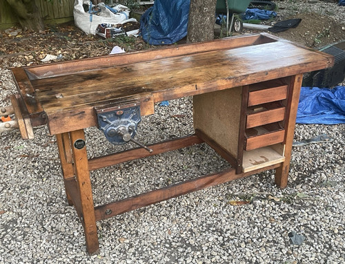Vintage brown wooden - vintage,