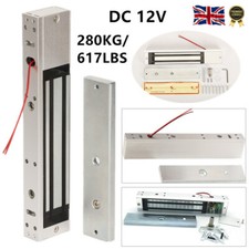 DC12V Electric Magnetic Door Lock w/LED Access Control Maglock 280KG Force