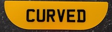 RANGE ROVER SPORT REAR CURVED 3D Gel or 4D 3MM PL8, NAME PLATE, SHOW PLATE 