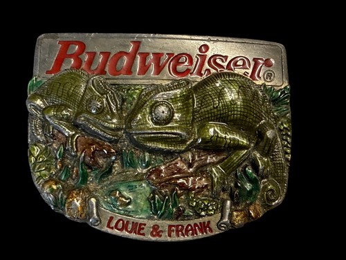 Budweiser pewter belt buckle - budweiser,
