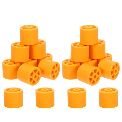 Orange abs roller track wheel - orange,