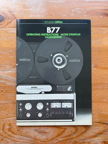 Studer revox b77 tape - b77,