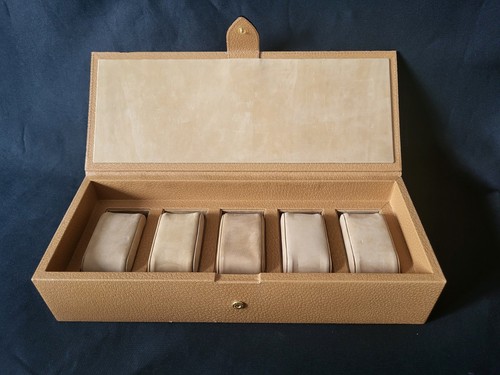 Exquisite tan leather smythson - leather,