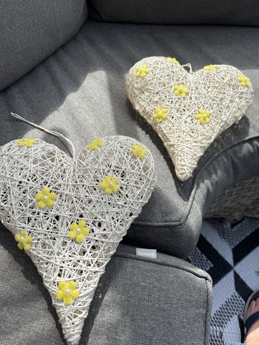 Lovely wicker hearts - 2,