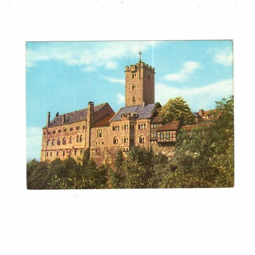 Postcard wartburg castle - wartburg, in
