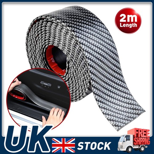 Carbon fiber car sticker door - carbon,