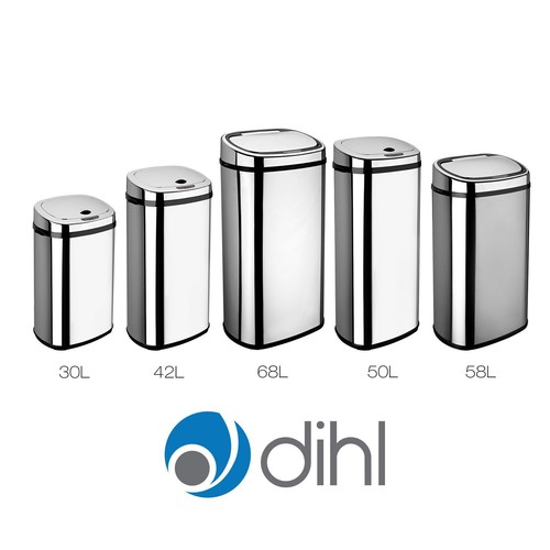 Dihl kitchen bin touchless - dihl,