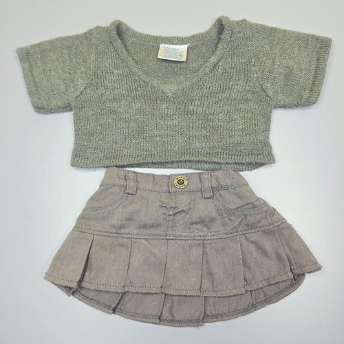 Build bear grey neck top - bear,