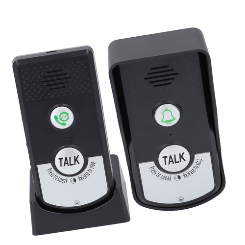 Dual way intercom door bell - intercom,