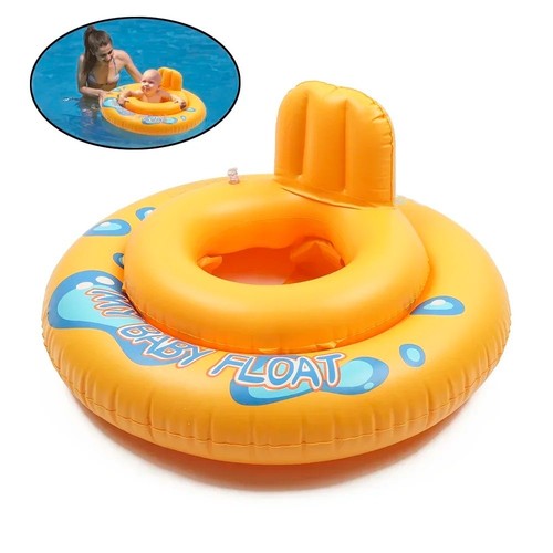 Inflatable baby swim ring seat - inflatable,