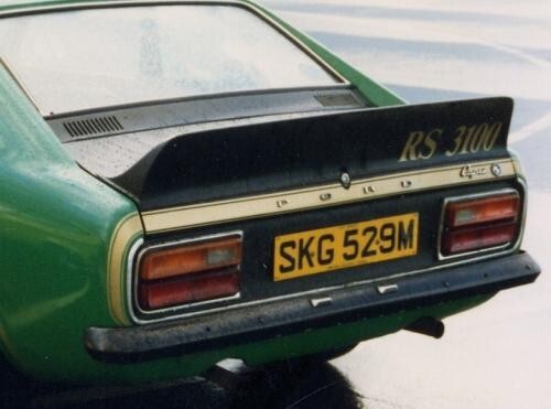 Ford capri rs3100 rear - rs3100,