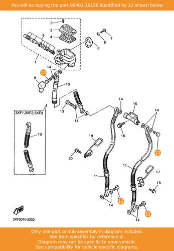 Yamaha bolt union - yamaha,