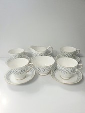 Queen Anne Fine BoneChina /Georgian/Tea Set. 4 Duo Sugar Bowl Milk Jug (G003)