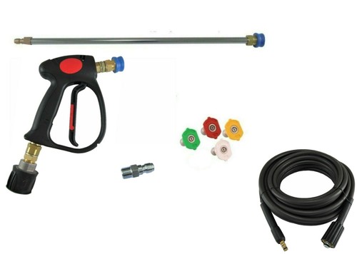 Pressure washer gun lance - washer, q/r