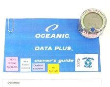 Oceanic Data Plus Air & Nitrox Puck Scuba Dive Computer + Manual #4583