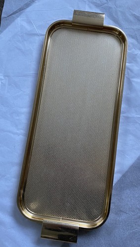 Vintage woodmet drinks tray - drinks,