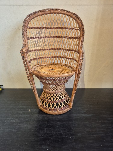 Vintage wicker 1970 - 1970's, peacock