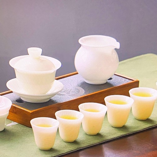 New white porcelain - new, tea