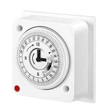 DEWENWILS Immersion Heater Timer, 24 Hour Energy Saving Timer Switch, 16A/3680W