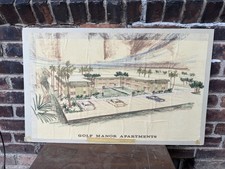 Mid Century Hand Drawn