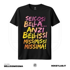 T-shirt  Bella Anzi Bellissimissima musica italiana Maglia ALFA cantante