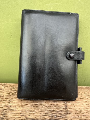 Vintage filofax personal black - vintage,