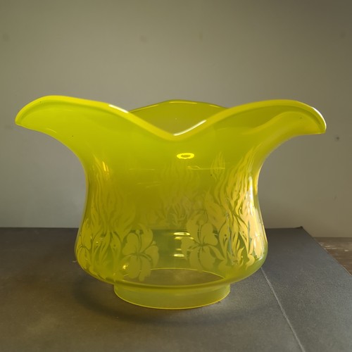 Antique bright yellow glass - antique,