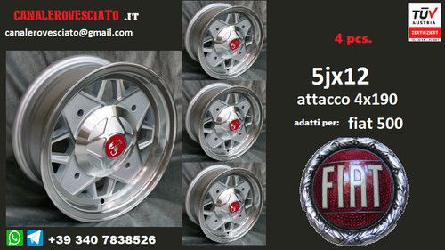 Alloy wheels fiat - old, 126