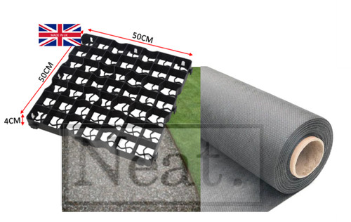Gravel grass grid - 12,