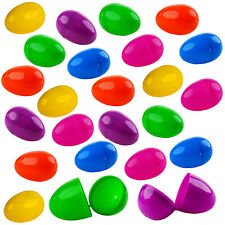 Fillable Plastic Eggs / Capsules - Large 8cm - For Easter Egg Hunts - Set of 24