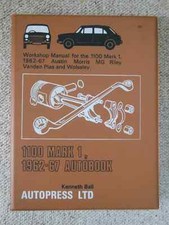 Workshop manual 1100 mark 1