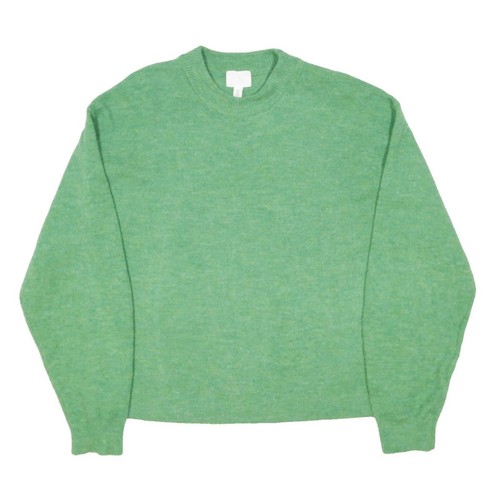 Womens green plain wool - womens,