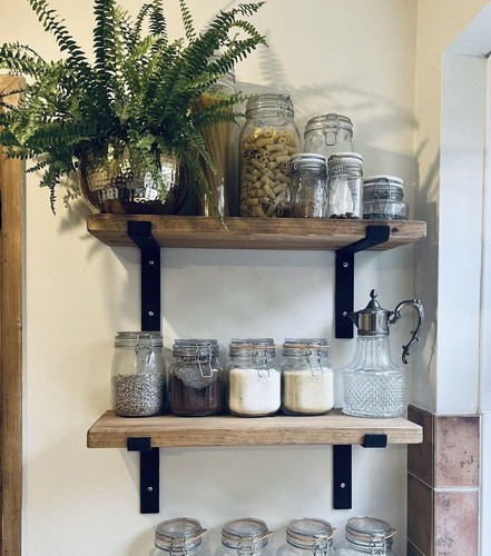 Scaffold board wall shelf - wall,
