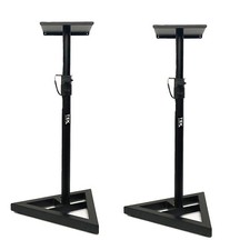 2x TEK audio SS500 - Studio Monitor Stand with Triangle Base Design