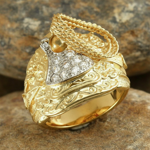 Heavy saddle ring gents - heavy,
