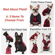 NWT Canada Pooch Plaid! 3