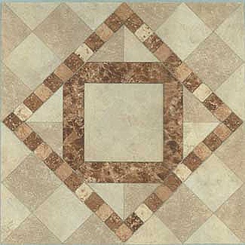 Beige vinyl floor tile pcs - 40,