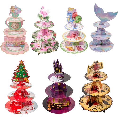 Tier cardboard cupcake stand - cardboard,