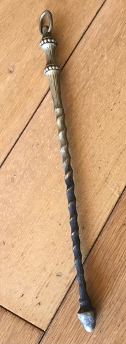 Poker fire iron antique - poker, solid