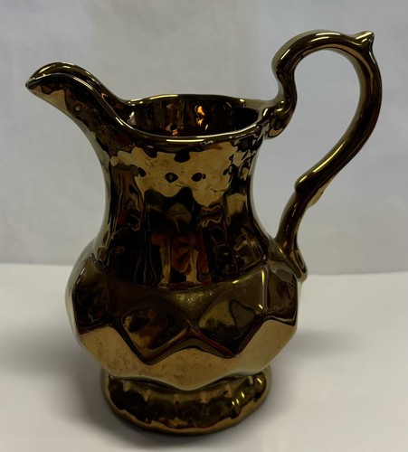 Vintage gold wade lustre - gold, jug