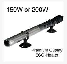 Aquarium Heater Fish Tank 100-150 Litres 150w & 200w STRONG ECOTHERM HEATER