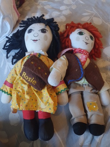 Vintage rosie and jim dolls - rosie,